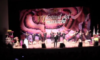 Gran �xito la presentaci�n de los tres tenores en el Festival del Mariachi