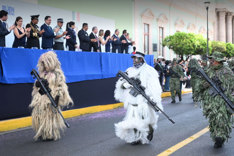 Exitoso regreso del desfile por el aniversario  de la Independencia de MÃ©xico 