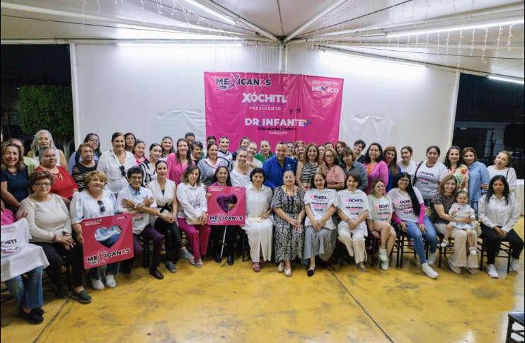 Dos centenas de mujeres le dan su apoyo al Dr. Infante rumbo a la Diputación Federal