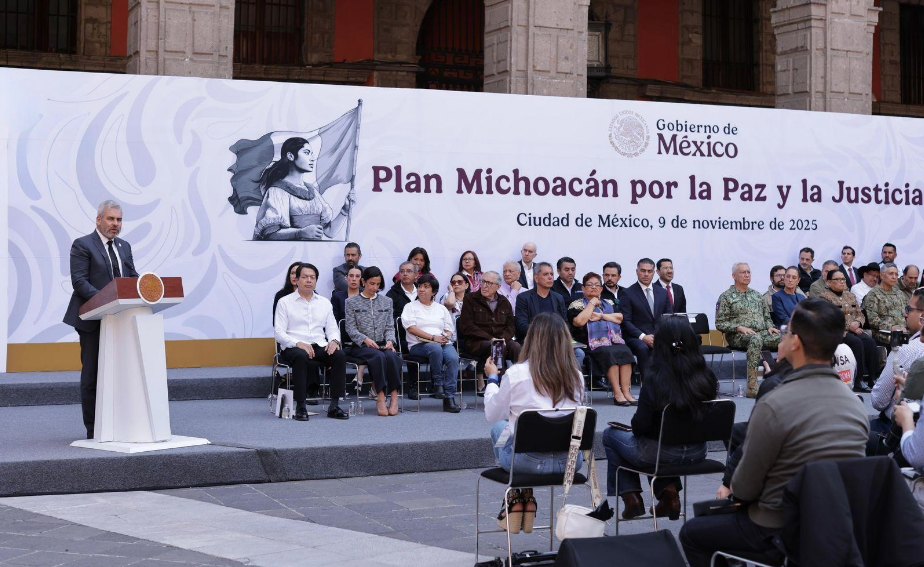 Presentan Bedolla y Sheinbaum Plan Michoacán por la Paz y la Justicia