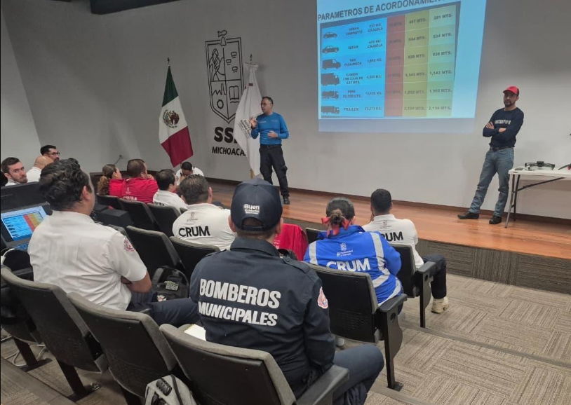 Protección Civil y Bomberos Municipales fortalecen su capacitación en atención de emergencias