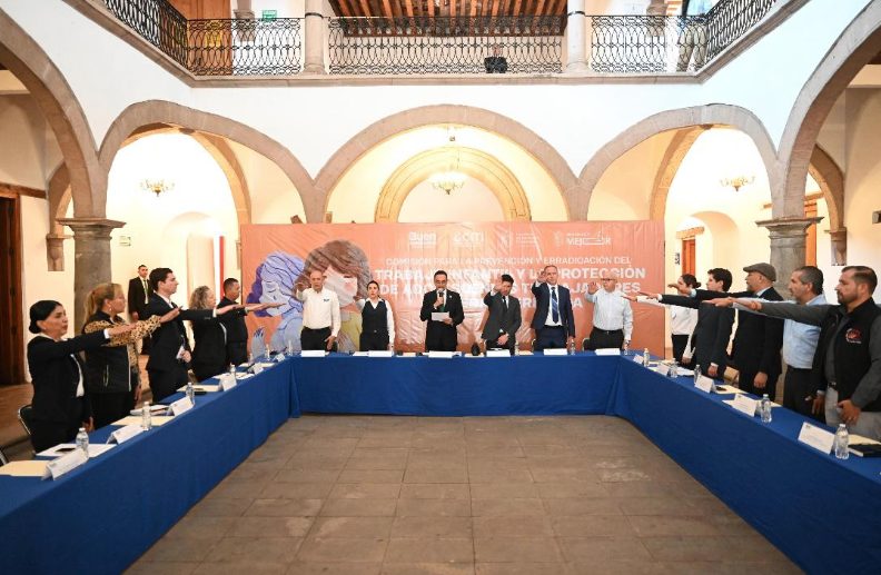 Carlos Soto instaló en Zamora Comisión Municipal para prevenir y erradicar el trabajo infantil