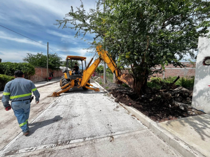 Concluye Gobierno de Zamora mejoramiento integral de calle Francisco Villa en Atecucario