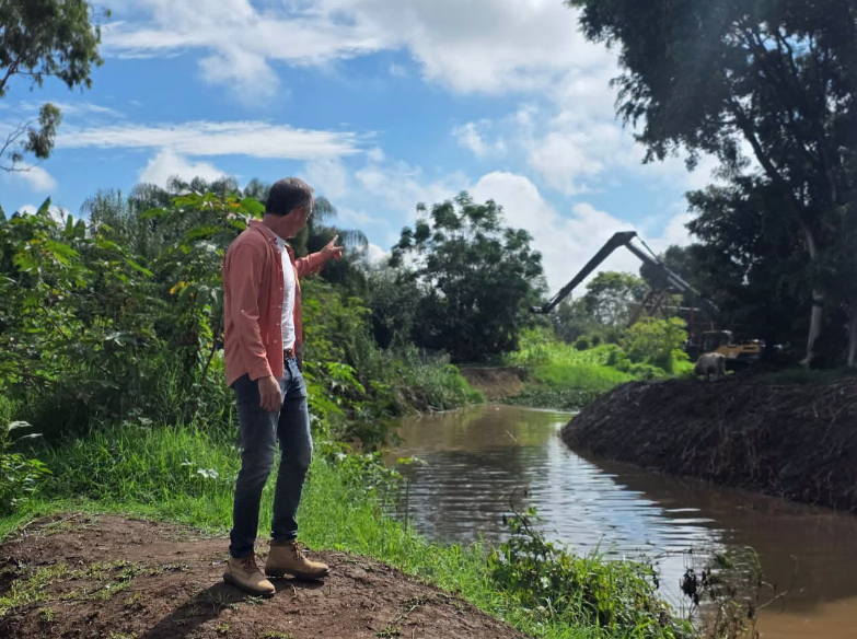 SAPAZ refuerza limpieza del río Duero ante temporada de lluvias