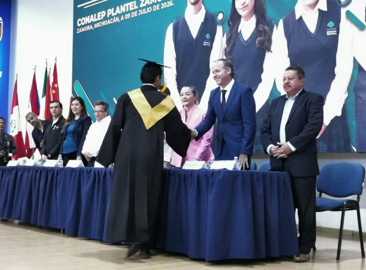 Buen Gobierno acompaña graduación de 167 estudiantes del CONALEP 