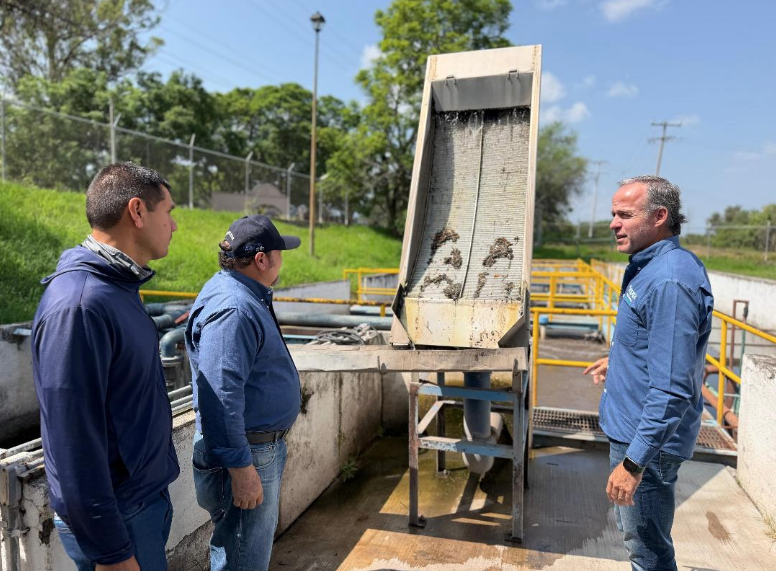 SAPAZ supervisa planta de tratamiento para fortalecer el saneamiento del agua en Zamora