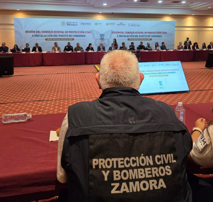 Protección Civil y Bomberos de Zamora fortalecen coordinación ante temporada de lluvias y ciclones