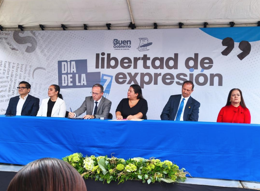 Conmemoran Día de la Libertad de Expresión