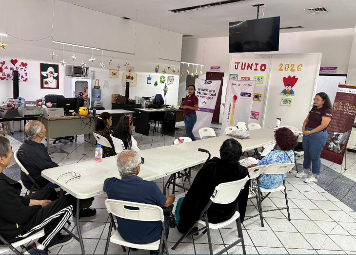 IMM lleva plática sobre tipos y modalidades de violencia a adultos mayores del DIF-Zamora