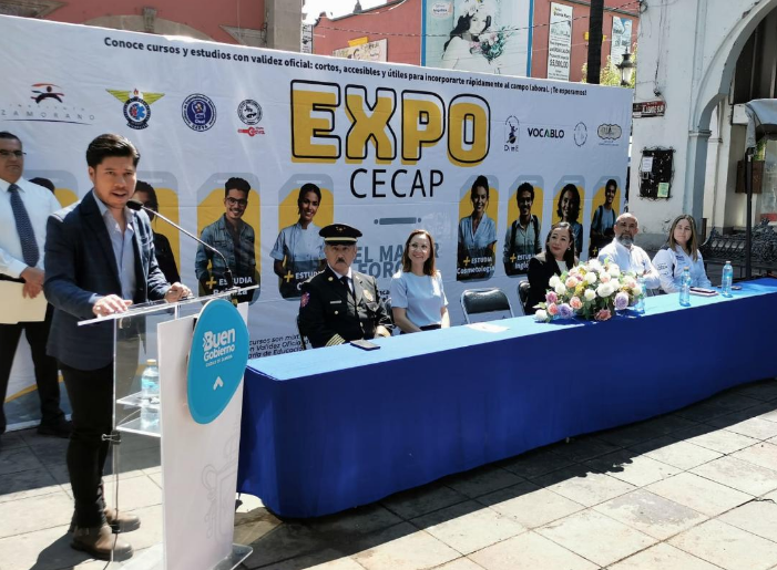 Difunden oferta educativa de centros de capacitación en la cuarta Expo CECAP