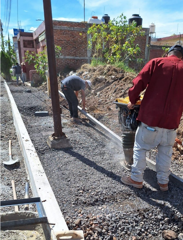 Registra 80 por ciento de avance obra integral en la calle Cartagena