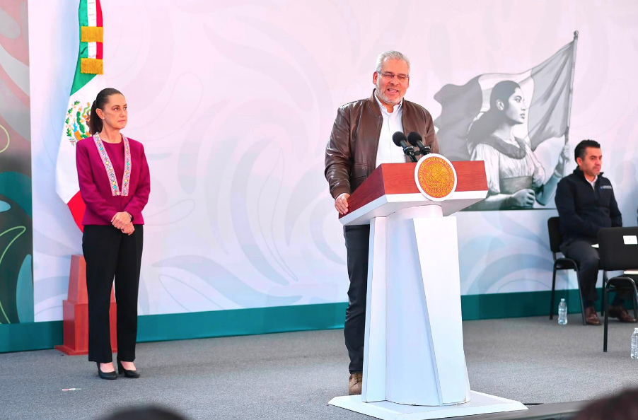 Ante Sheinbaum, destaca Bedolla avances del Plan Michoacán en seguridad, infraestructura y educación