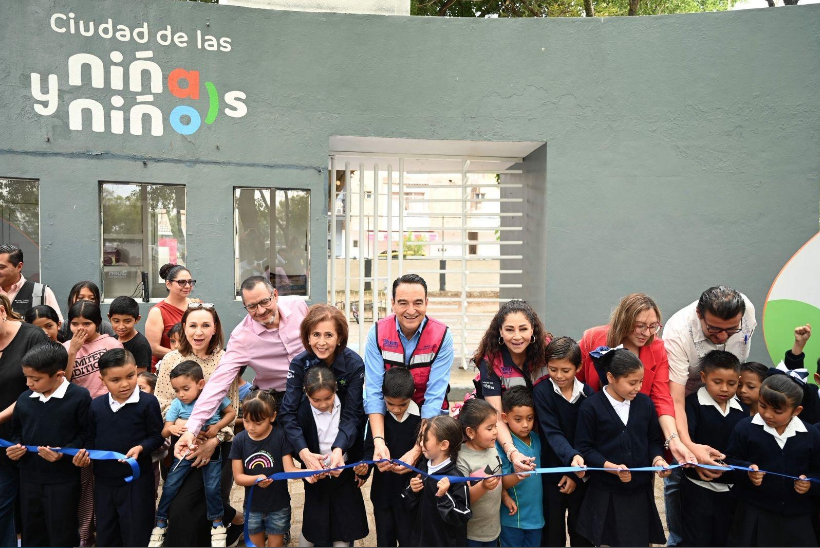 Inauguró Carlos Soto rehabilitación de la “Ciudad de las Niñas y los Niños” en El Chamizal