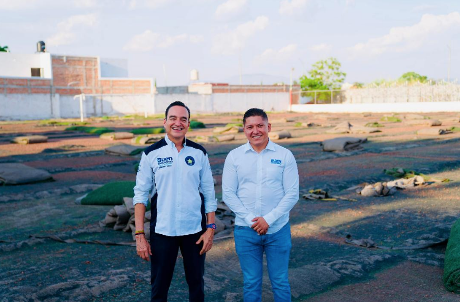 Carlos Soto supervisó rehabilitación en la Unidad Deportiva Poniente