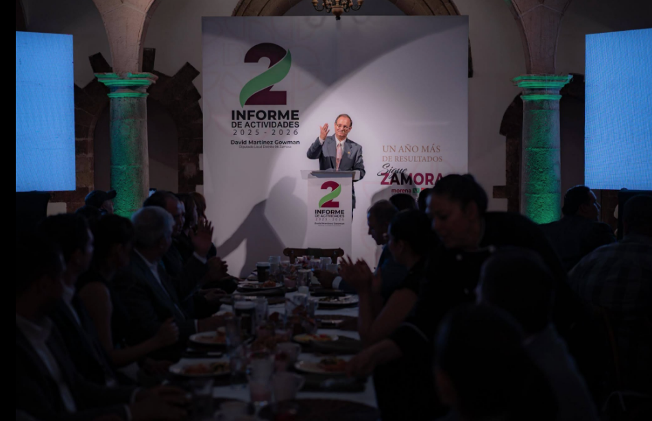Mi compromiso es seguir dando resultados en beneficio de Zamora y de Michoacán: David Martínez Gowman.