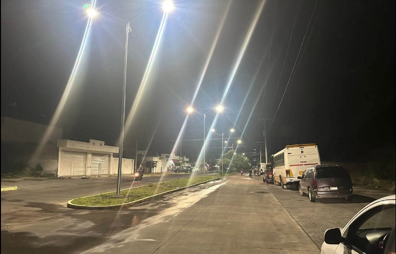Concluyen rehabilitación del alumbrado público en avenida San José
