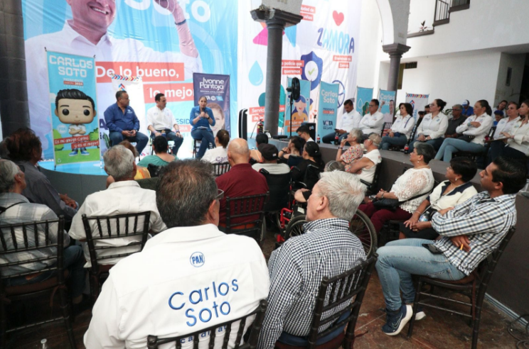 Crece respaldo de los zamoranos para la candidata Ivonne Pantoja