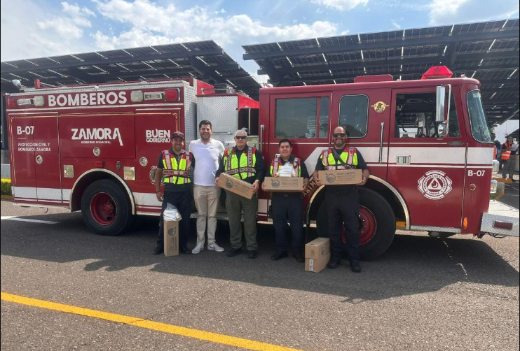 Protección Civil de Zamora recibe equipo para fortalecer combate a incendios