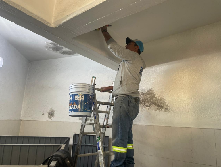 Gobierno de Zamora mejora infraestructura de la primaria “Emiliano Zapata”