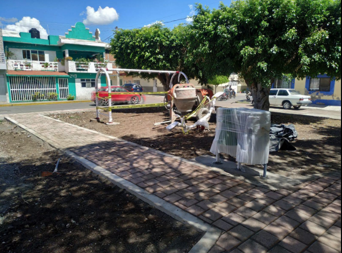 Rehabilitan parque público en la colonia Generalísimo Morelos de Zamora