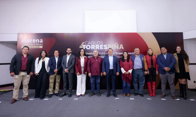  Liderazgos de Morena reconocen el resultado del proceso interno y cierran filas con Carlos Torres Piña